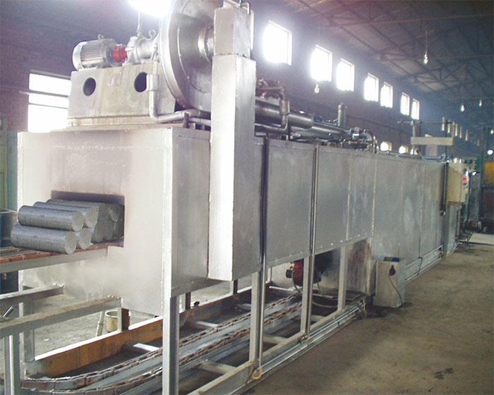 高效節(jié)能鋁棒加熱爐、長棒熱剪爐